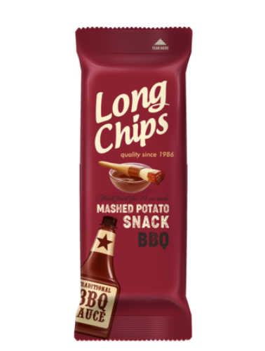 Long Chip Mashed Potato Snack Bbq 75gr